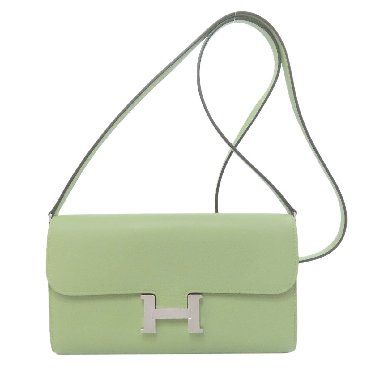HERMES エルメス コンスタンスロング トゥー・ゴー ヴェールクリケット シルバー金具 長財布（小銭入れあり） エバーカラー レディース 中古