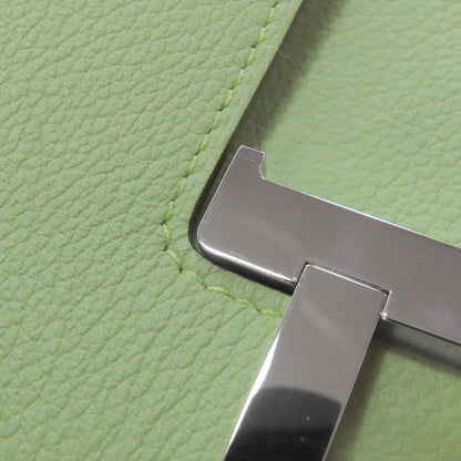 HERMES エルメス コンスタンスロング トゥー・ゴー ヴェールクリケット シルバー金具 長財布（小銭入れあり） エバーカラー レディース 中古