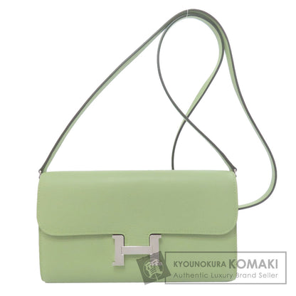 HERMES エルメス コンスタンスロング トゥー・ゴー ヴェールクリケット シルバー金具 長財布（小銭入れあり） エバーカラー レディース 中古