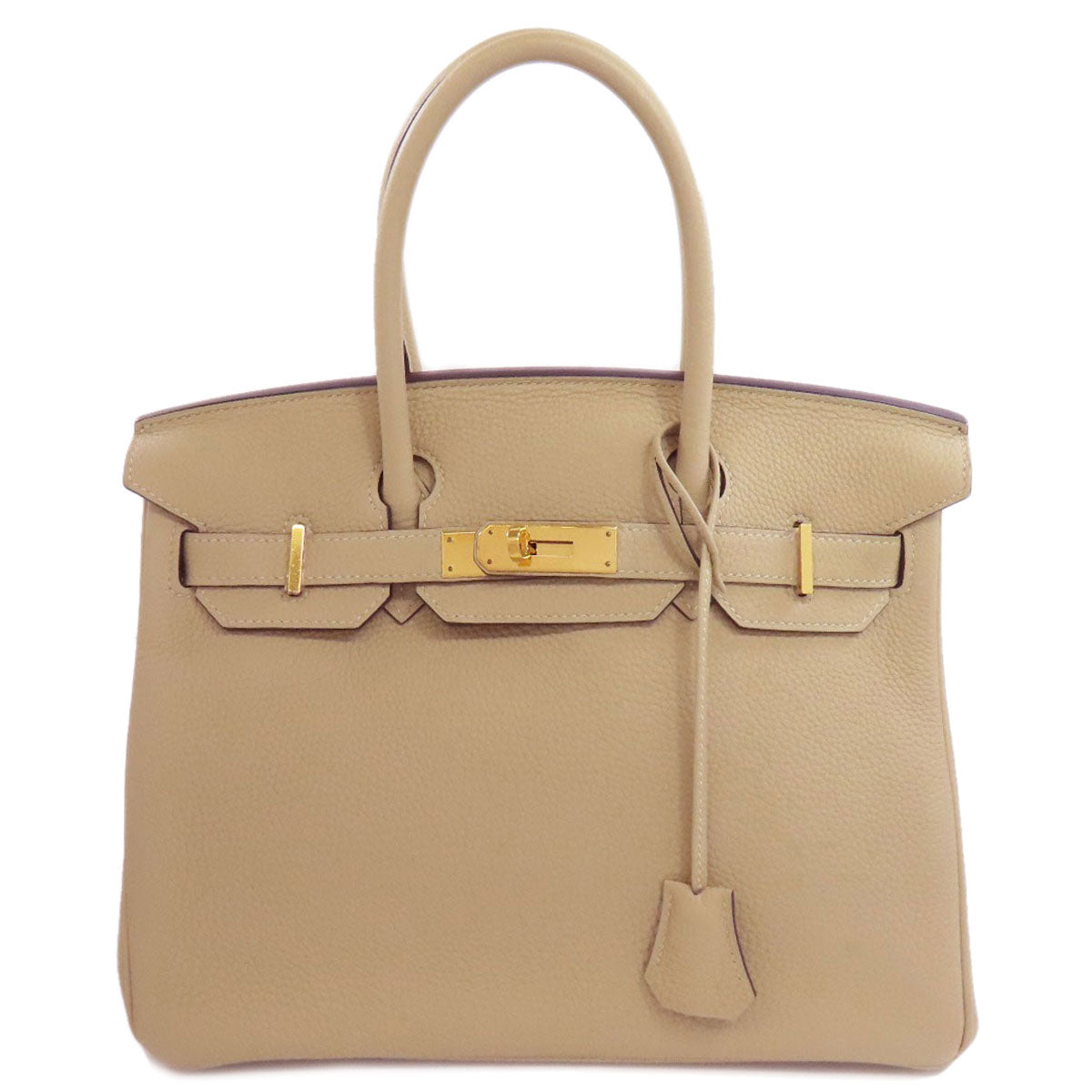 HERMES エルメス バーキン30 トレンチ ゴールド金具 ハンドバッグ トリヨン レディース 中古