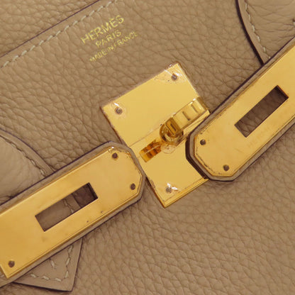 HERMES エルメス バーキン30 トレンチ ゴールド金具 ハンドバッグ トリヨン レディース 中古