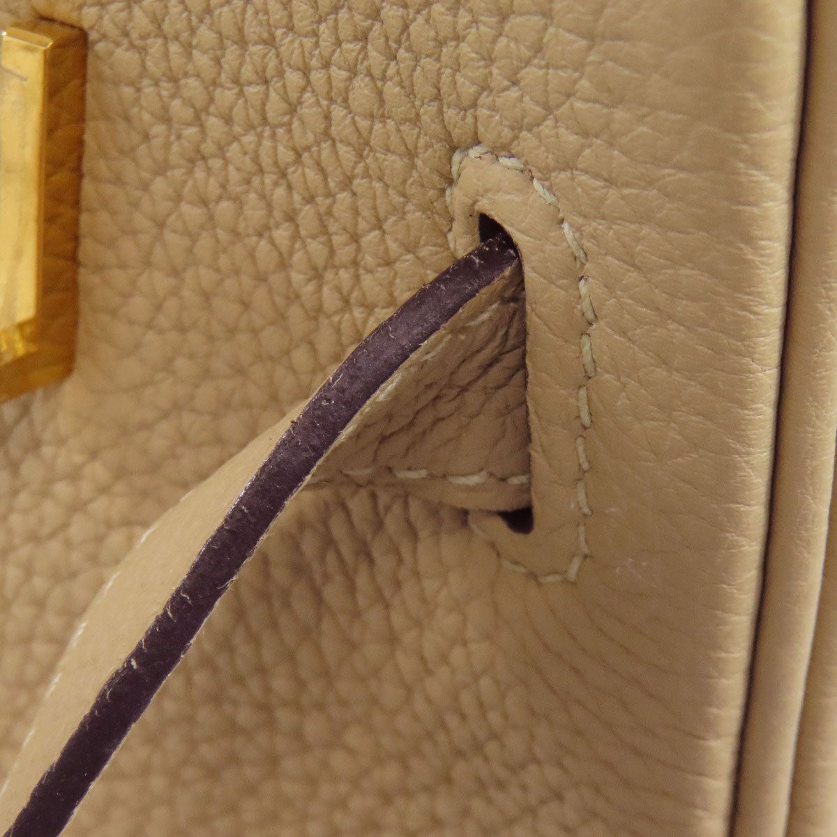 HERMES エルメス バーキン30 トレンチ ゴールド金具 ハンドバッグ トリヨン レディース 中古