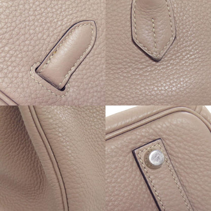 HERMES エルメス バーキン35 トゥルティエールグレー シルバー金具 ハンドバッグ トリヨン レディース 中古