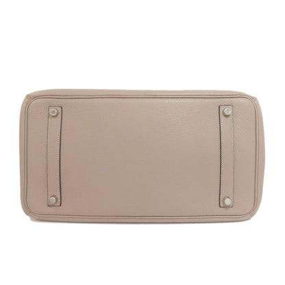 HERMES エルメス バーキン35 トゥルティエールグレー シルバー金具 ハンドバッグ トリヨン レディース 中古