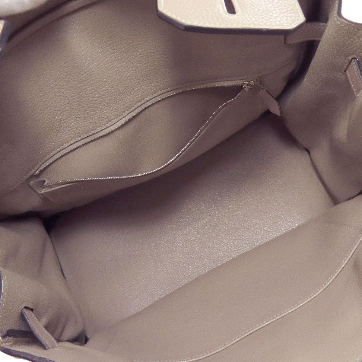 HERMES エルメス バーキン35 トゥルティエールグレー シルバー金具 ハンドバッグ トリヨン レディース 中古