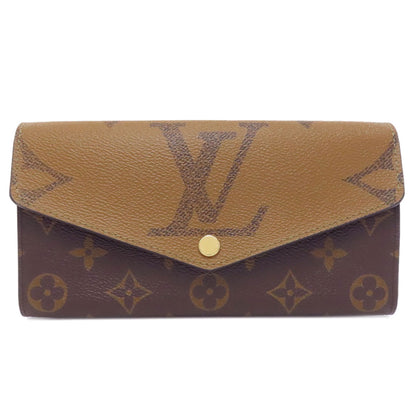 LOUIS VUITTON ルイヴィトン M80726 ポルトフォイユ・サラ 長財布（小銭入れあり） モノグラムリバース レディース 中古