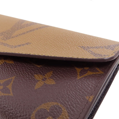 LOUIS VUITTON ルイヴィトン M80726 ポルトフォイユ・サラ 長財布（小銭入れあり） モノグラムリバース レディース 中古