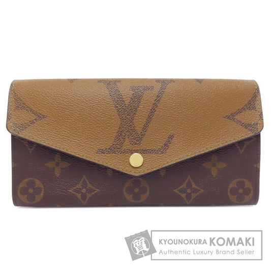 LOUIS VUITTON ルイヴィトン M80726 ポルトフォイユ・サラ 長財布（小銭入れあり） モノグラムリバース レディース 中古