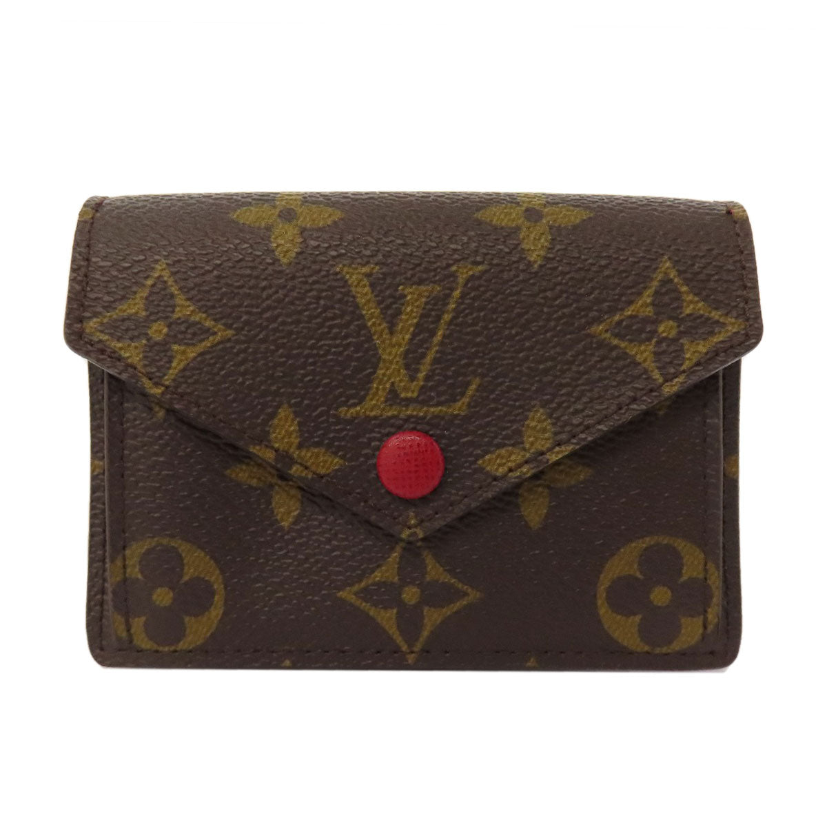 LOUIS VUITTON ルイヴィトン M93802 ポルトフォイユ・マリー カードケース モノグラムキャンバス レディース 中古