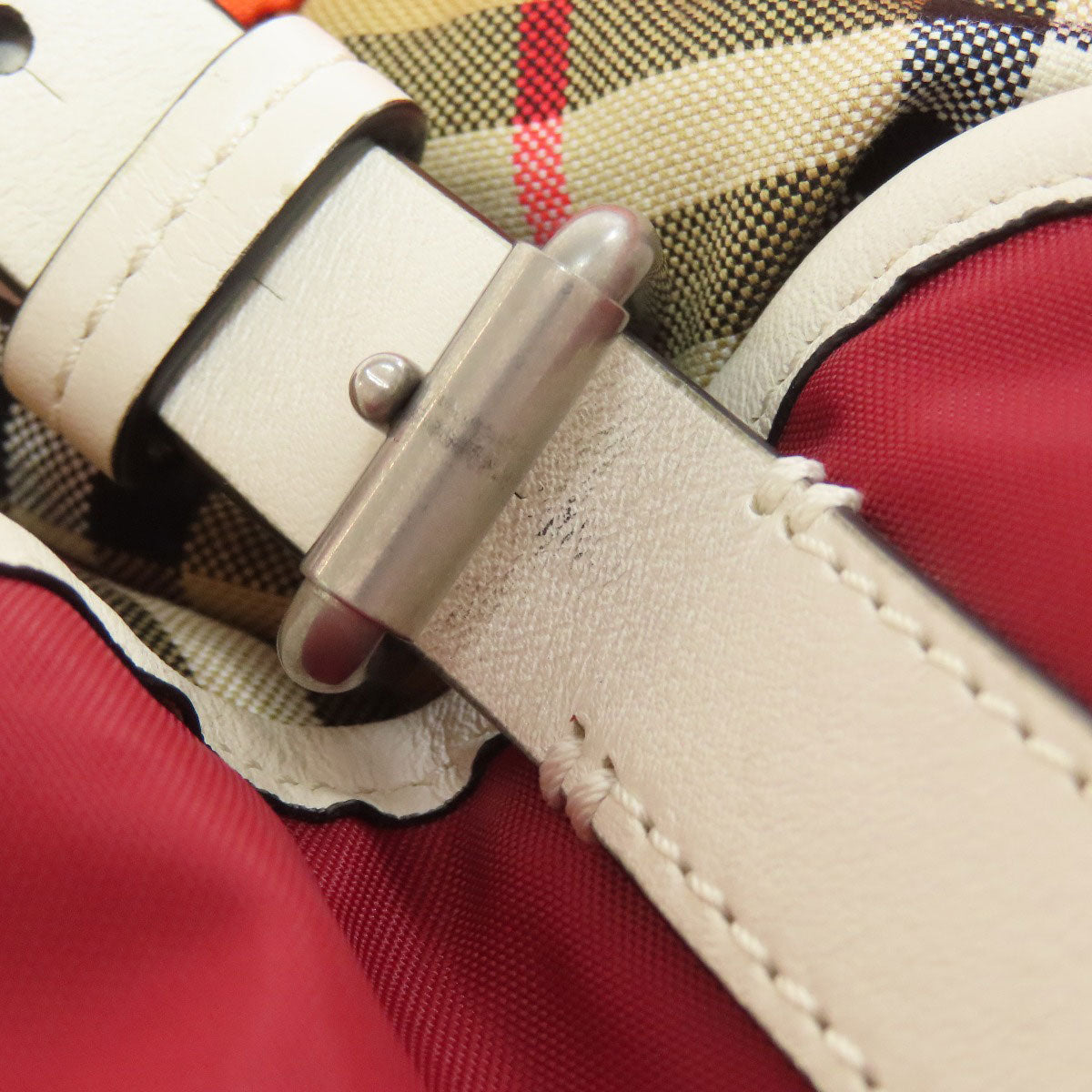 BURBERRY バーバリー ノバチェック リュック・デイパック ナイロン レディース 中古