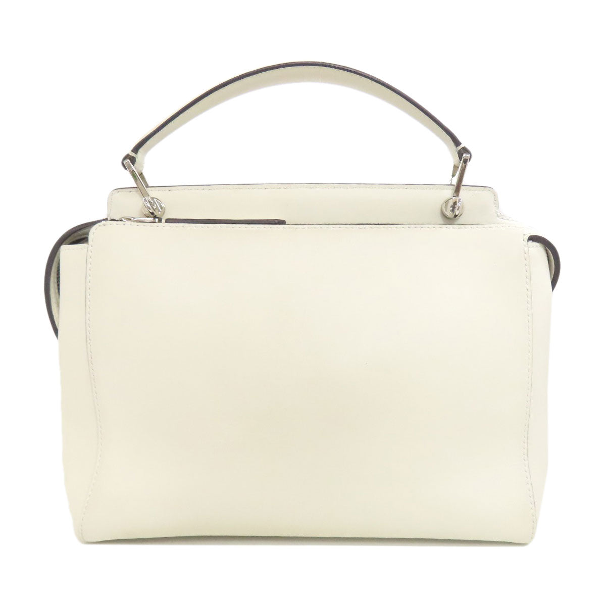 FENDI フェンディ ドットコム 2WAY ハンドバッグ カーフ レディース 中古
