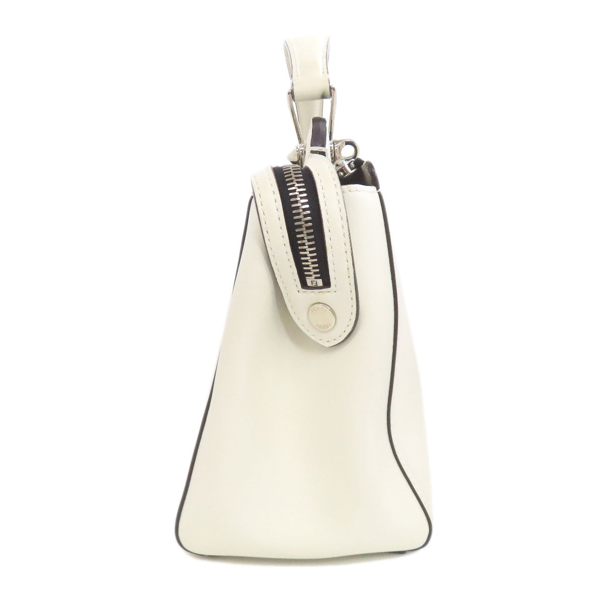 FENDI フェンディ ドットコム 2WAY ハンドバッグ カーフ レディース 中古