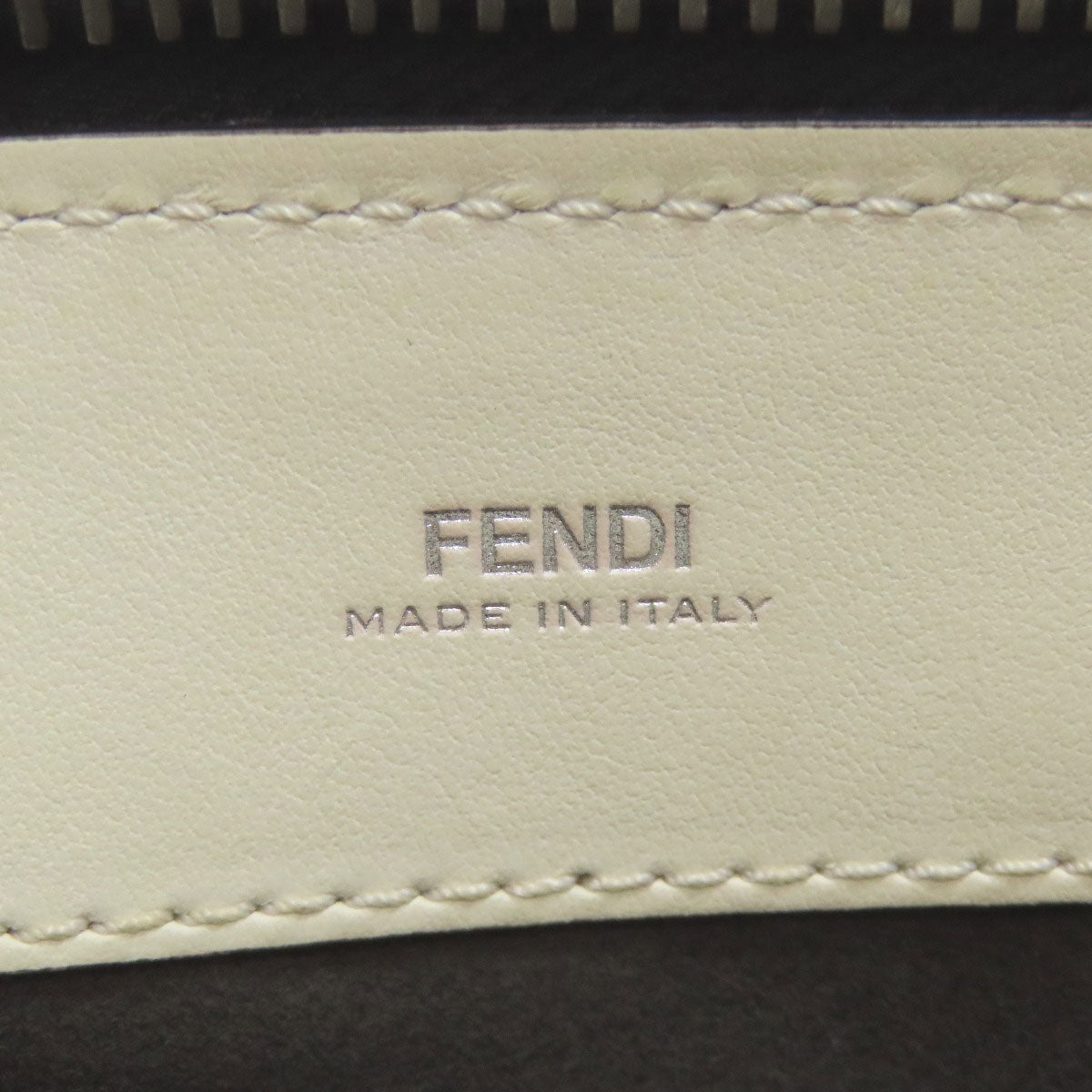 FENDI フェンディ ドットコム 2WAY ハンドバッグ カーフ レディース 中古