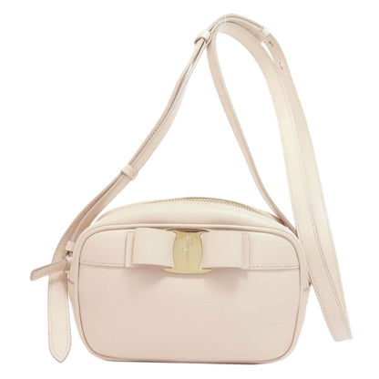 Salvatore Ferragamo サルヴァトーレフェラガモ ヴァラリボン ショルダーバッグ レザー レディース 中古