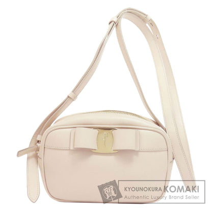 Salvatore Ferragamo サルヴァトーレフェラガモ ヴァラリボン ショルダーバッグ レザー レディース 中古