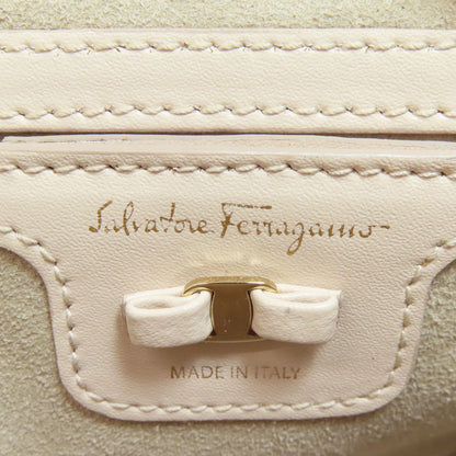 Salvatore Ferragamo サルヴァトーレフェラガモ ヴァラリボン ショルダーバッグ レザー レディース 中古