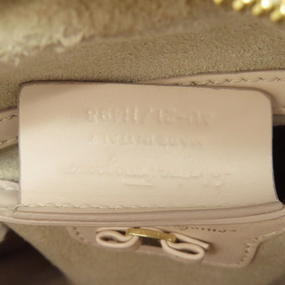 Salvatore Ferragamo サルヴァトーレフェラガモ ヴァラリボン ショルダーバッグ レザー レディース 中古