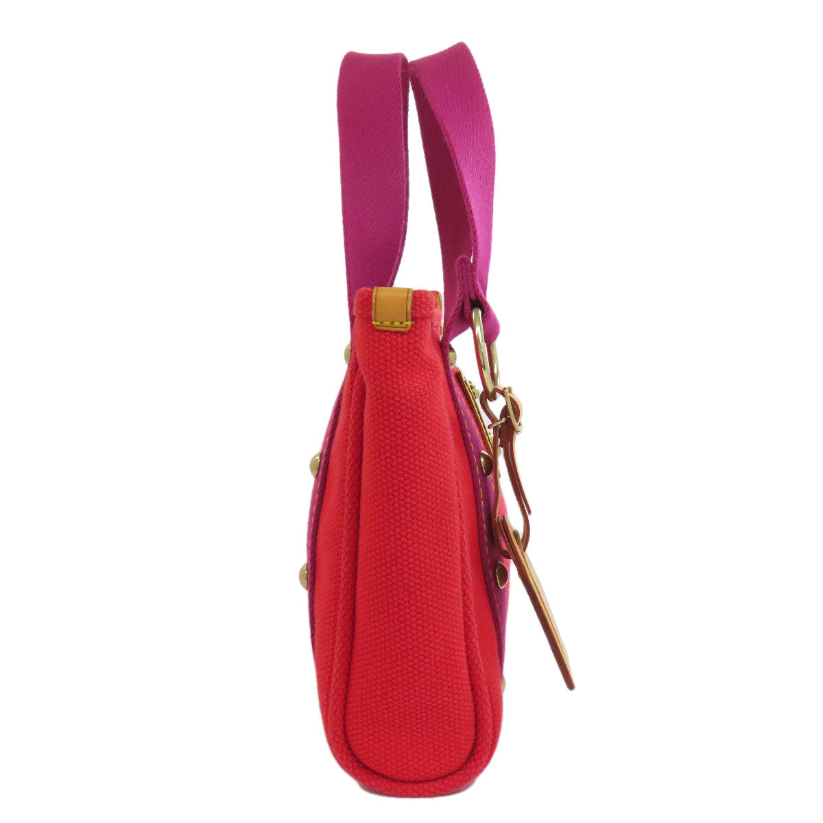 LOUIS VUITTON ルイヴィトン M40037 アンティグアライン カバPM ハンドバッグ キャンバス レディース 中古