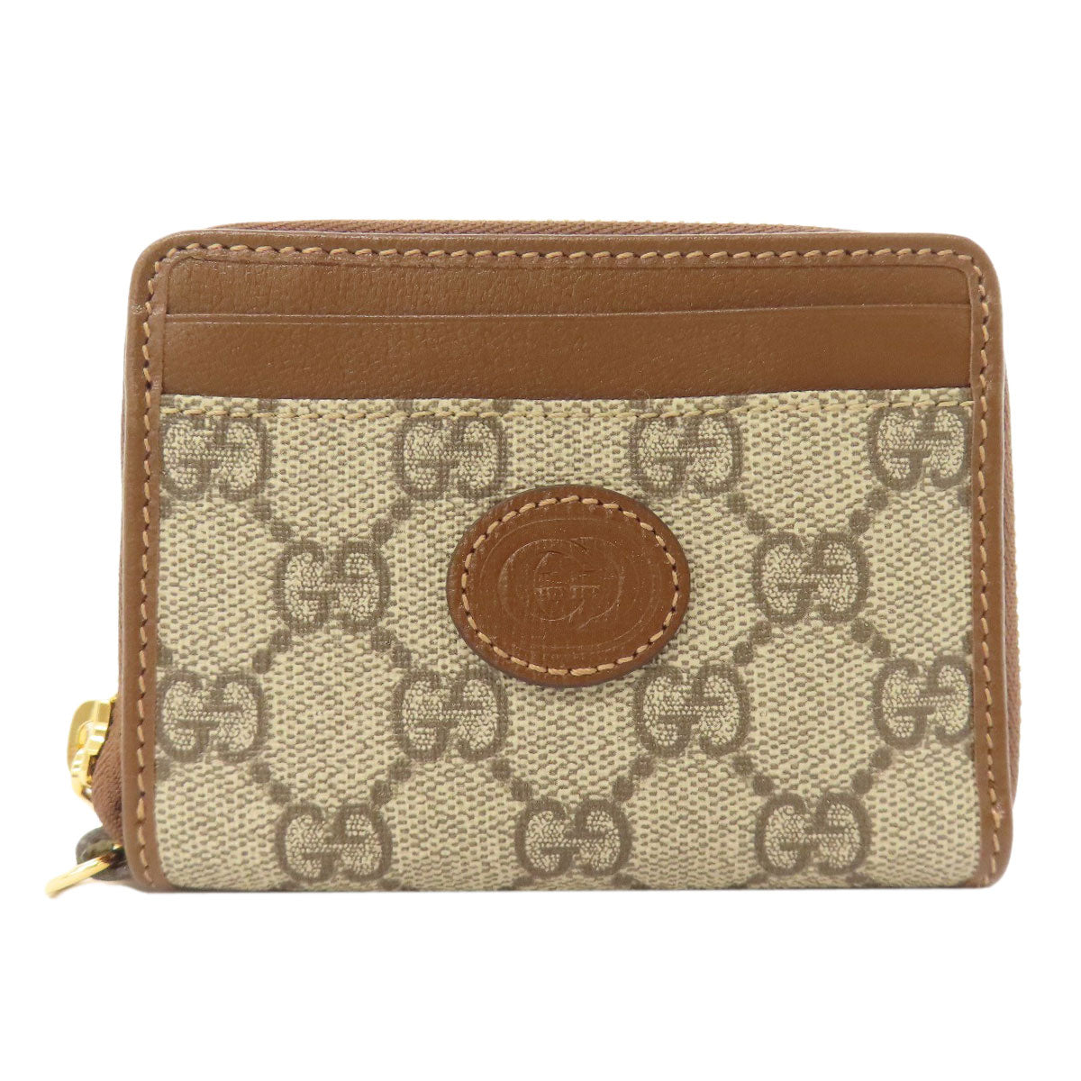 GUCCI グッチ 700691 GGスプリーム カードケース PVC レディース 中古