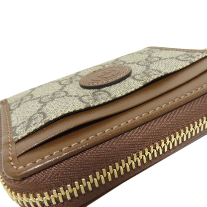 GUCCI グッチ 700691 GGスプリーム カードケース PVC レディース 中古