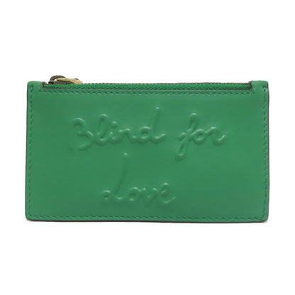 GUCCI グッチ 451184 コイン・カードケース エンボスロゴ コインケース カーフ レディース 中古