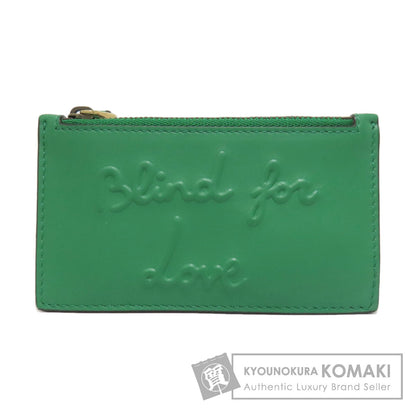 GUCCI グッチ 451184 コイン・カードケース エンボスロゴ コインケース カーフ レディース 中古