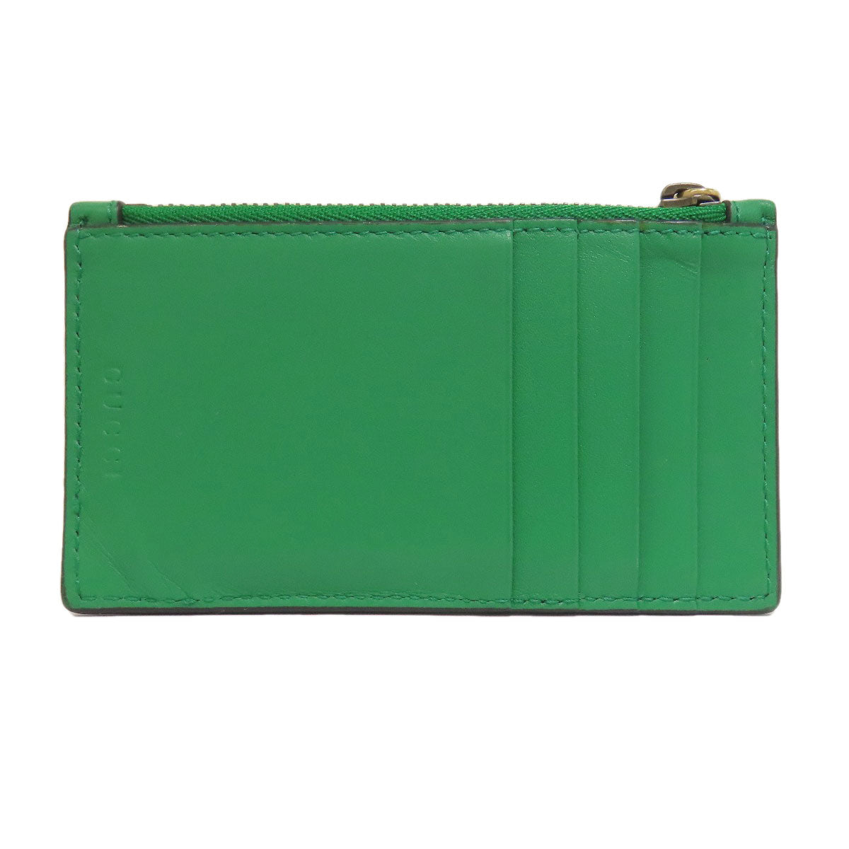 GUCCI グッチ 451184 コイン・カードケース エンボスロゴ コインケース カーフ レディース 中古