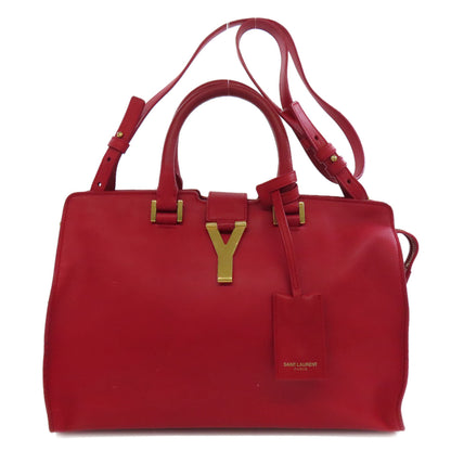 SAINT LAURENT サンローラン プチカバス 2WAY ハンドバッグ レザー レディース 中古