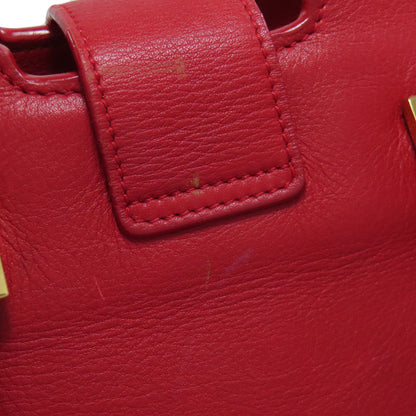 SAINT LAURENT サンローラン プチカバス 2WAY ハンドバッグ レザー レディース 中古