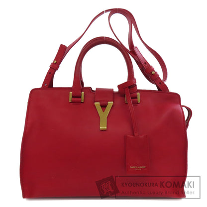 SAINT LAURENT サンローラン プチカバス 2WAY ハンドバッグ レザー レディース 中古