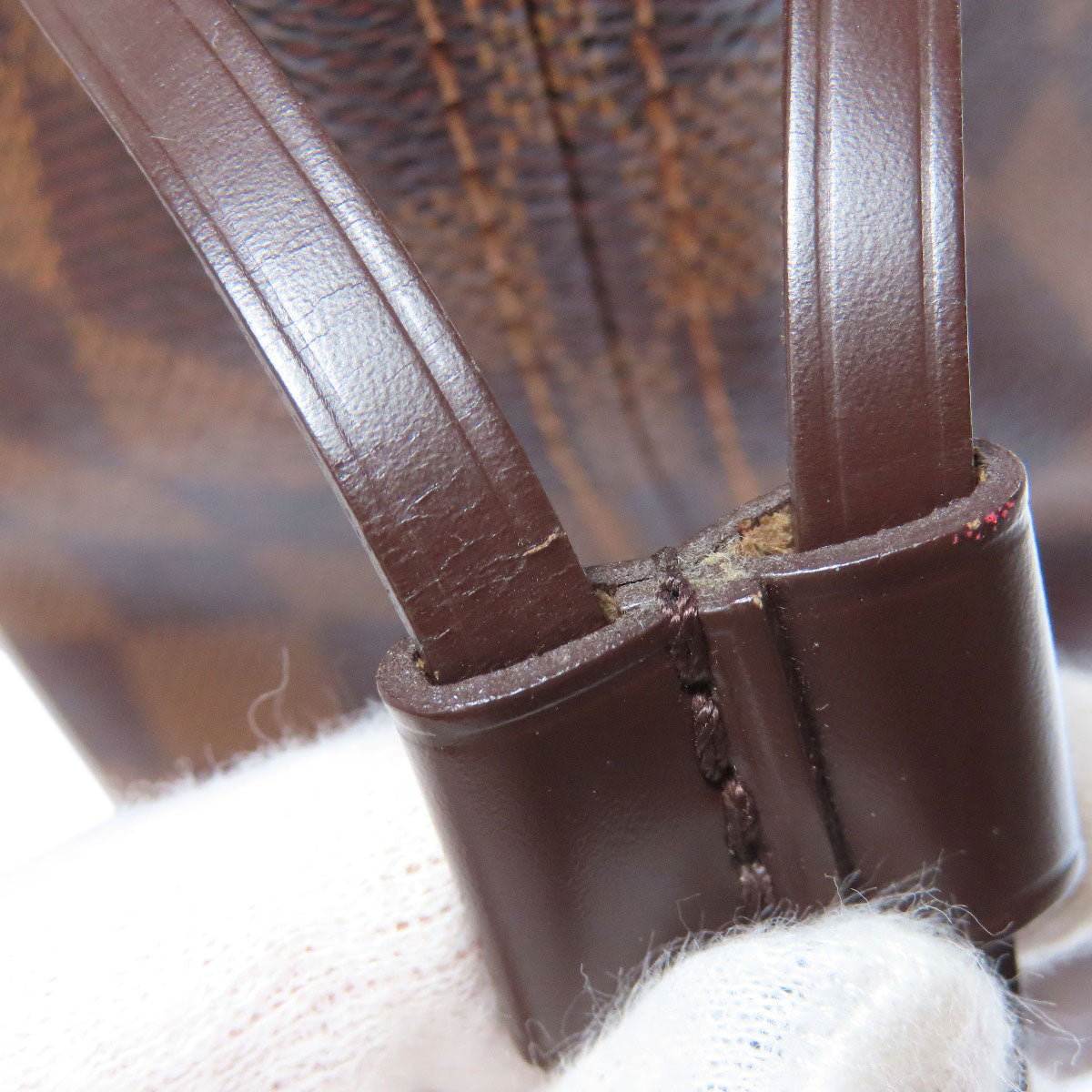 LOUIS VUITTON ルイヴィトン N51109 ネヴァーフルPM トートバッグ ダミエキャンバス レディース 中古