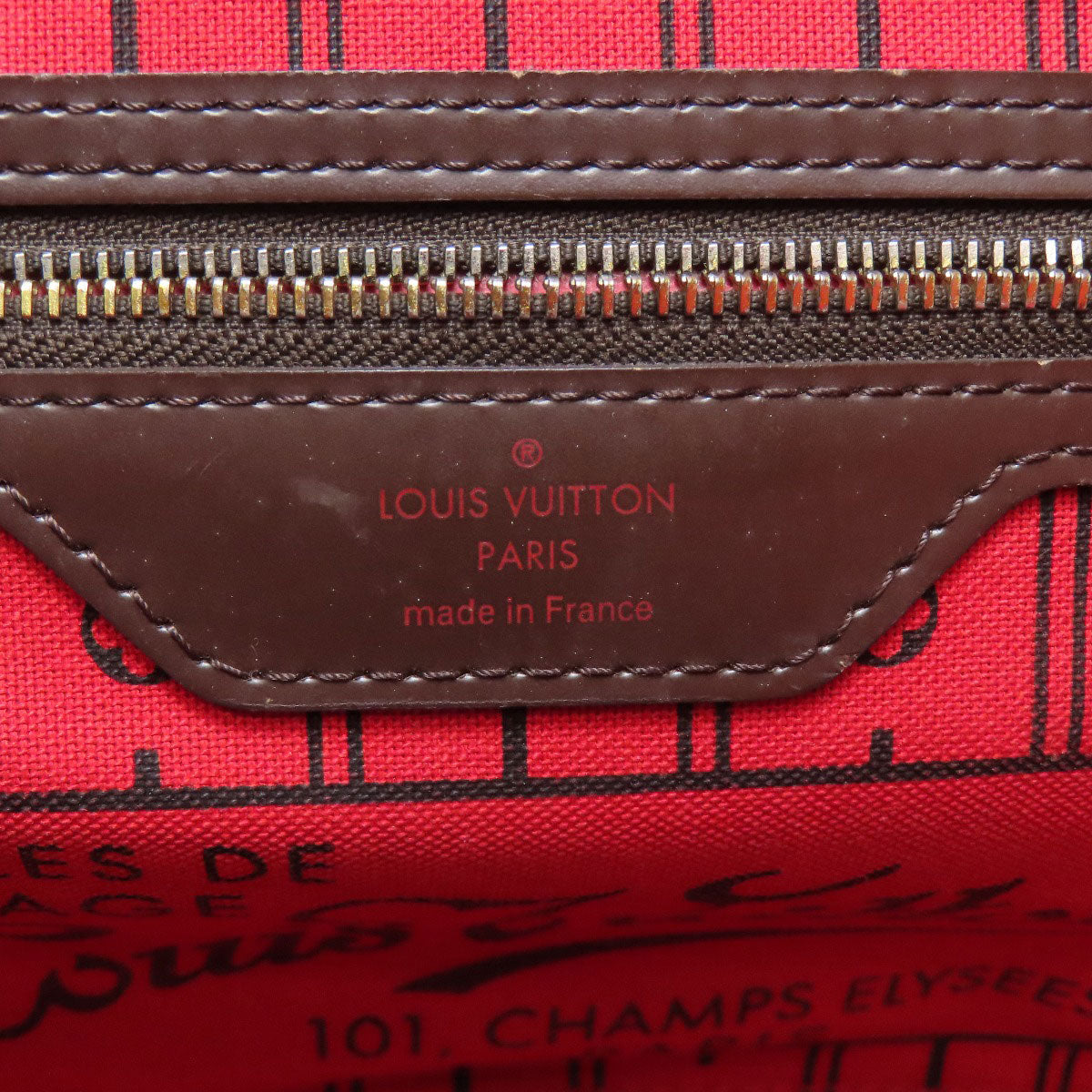 LOUIS VUITTON ルイヴィトン N51109 ネヴァーフルPM トートバッグ ダミエキャンバス レディース 中古