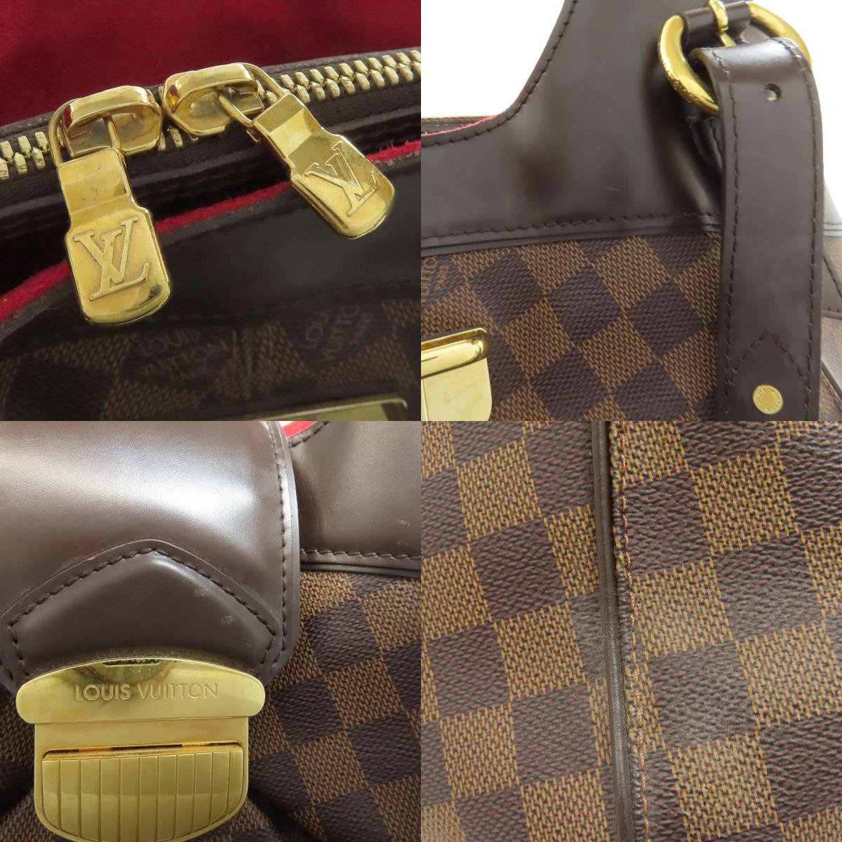 LOUIS VUITTON ルイヴィトン N41542 システィナGM トートバッグ ダミエキャンバス レディース 中古