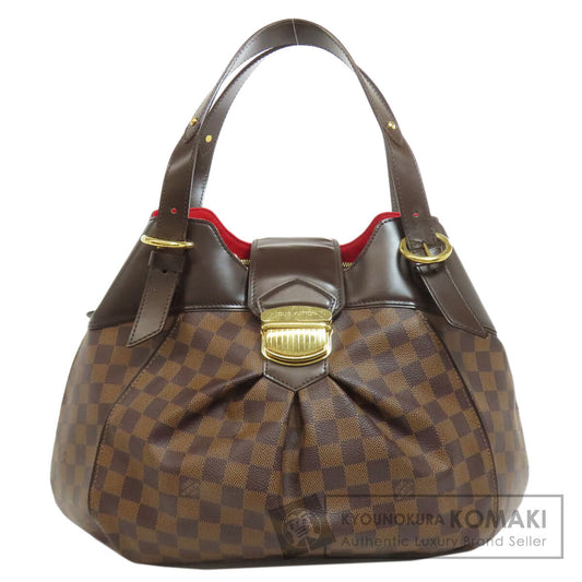 LOUIS VUITTON ルイヴィトン N41542 システィナGM トートバッグ ダミエキャンバス レディース 中古