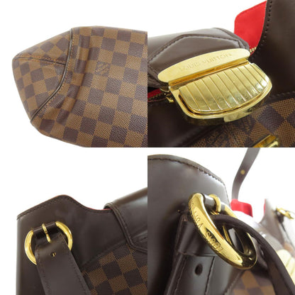 LOUIS VUITTON ルイヴィトン N41542 システィナGM トートバッグ ダミエキャンバス レディース 中古
