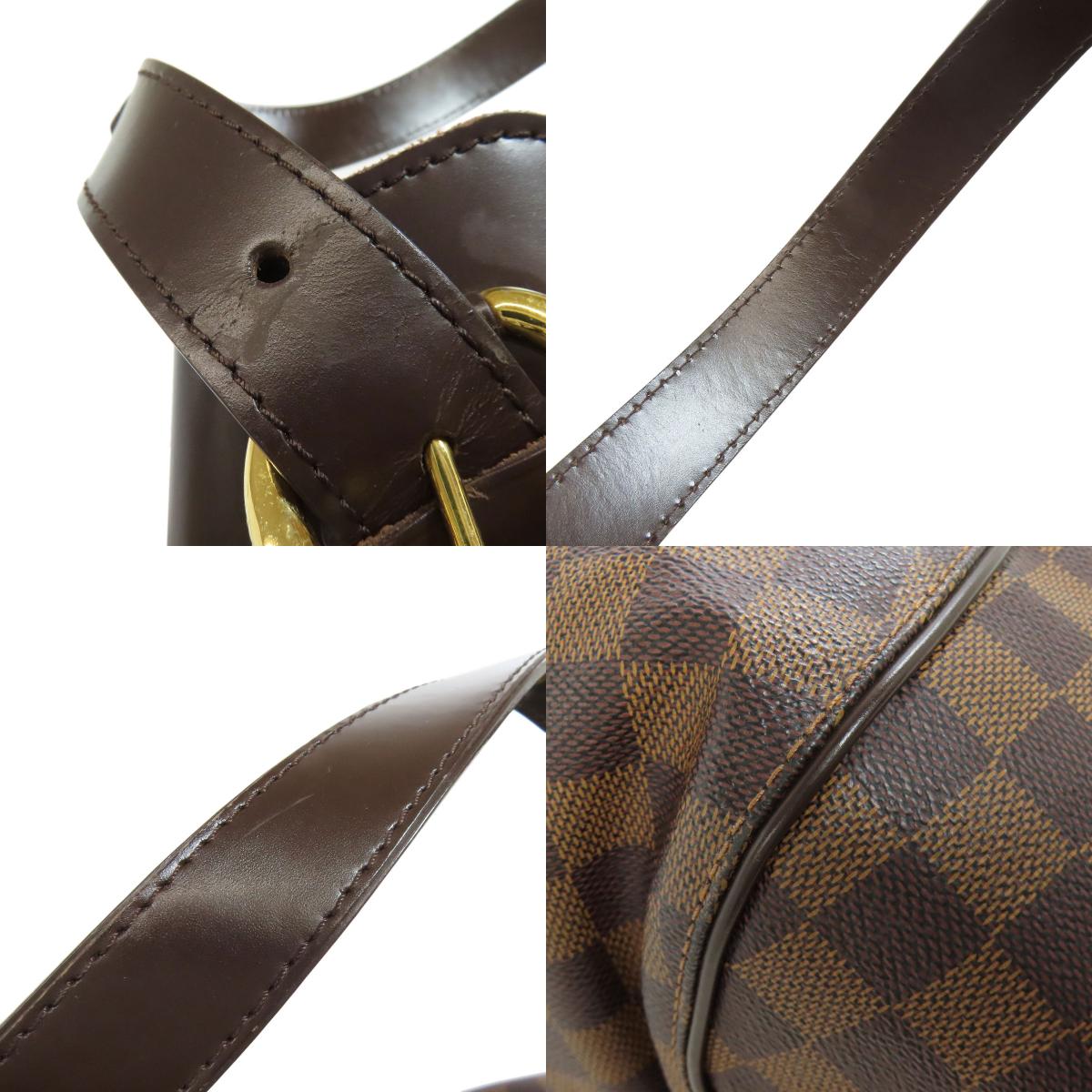LOUIS VUITTON ルイヴィトン N41542 システィナGM トートバッグ ダミエキャンバス レディース 中古