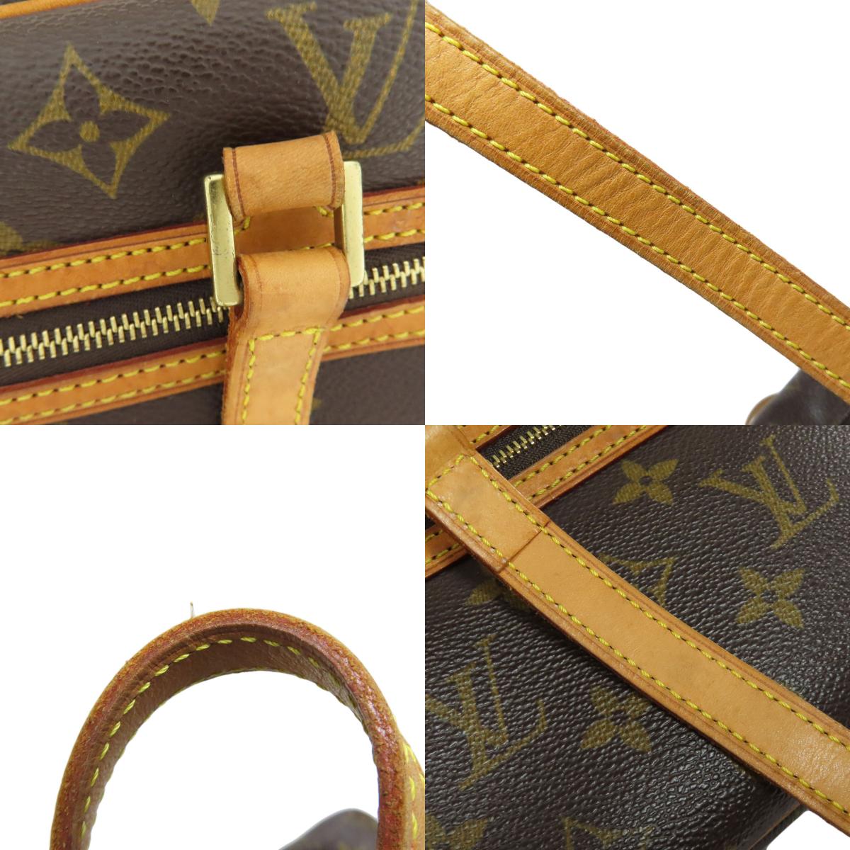 LOUIS VUITTON ルイヴィトン M51182 シテMM トートバッグ モノグラムキャンバス レディース 中古