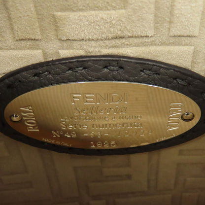 FENDI フェンディ ピーカブー フィット セレリア 2WAY ハンドバッグ キャンバス レディース 中古