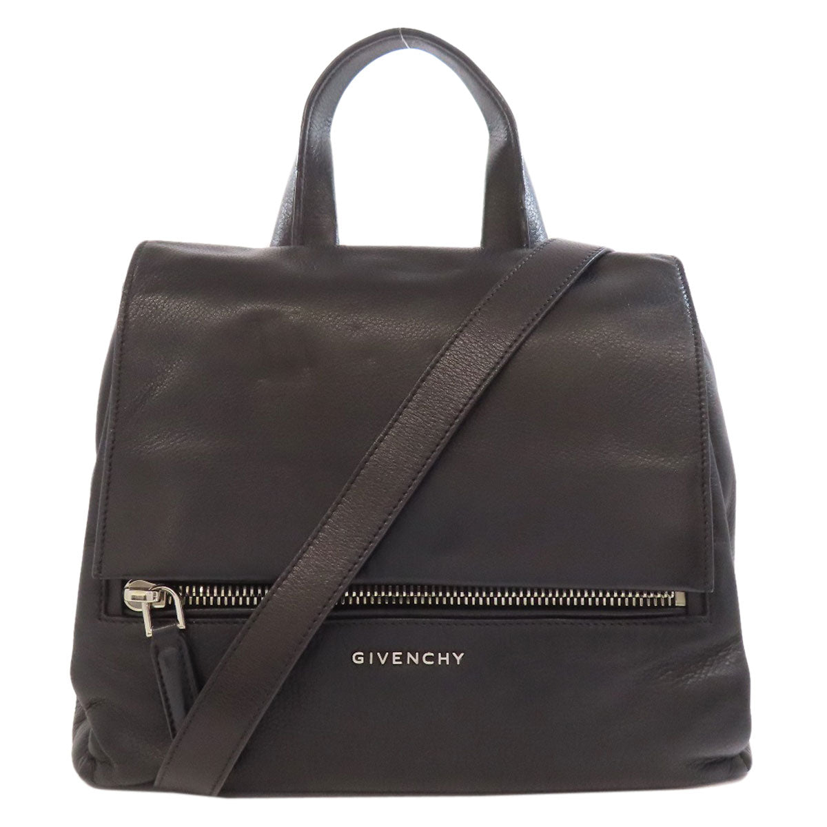 GIVENCHY ジバンシー 2WAY ハンドバッグ カーフ レディース 中古