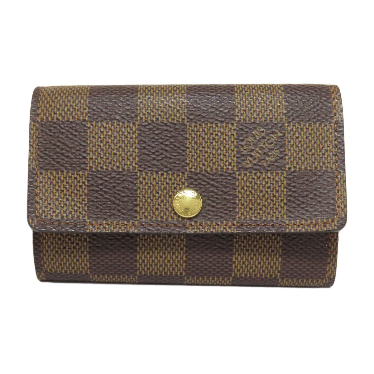 LOUIS VUITTON ルイヴィトン N62630 ミュルティクレ6 キーケース ダミエキャンバス レディース 中古