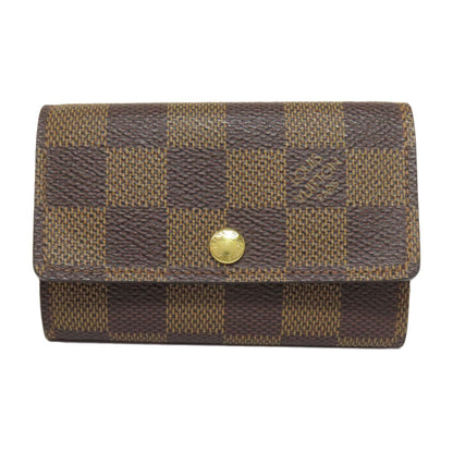 LOUIS VUITTON ルイヴィトン N62630 ミュルティクレ6 キーケース ダミエキャンバス レディース 中古