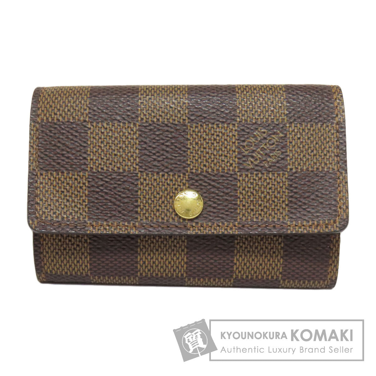 LOUIS VUITTON ルイヴィトン N62630 ミュルティクレ6 キーケース ダミエキャンバス レディース 中古