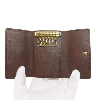 LOUIS VUITTON ルイヴィトン N62630 ミュルティクレ6 キーケース ダミエキャンバス レディース 中古