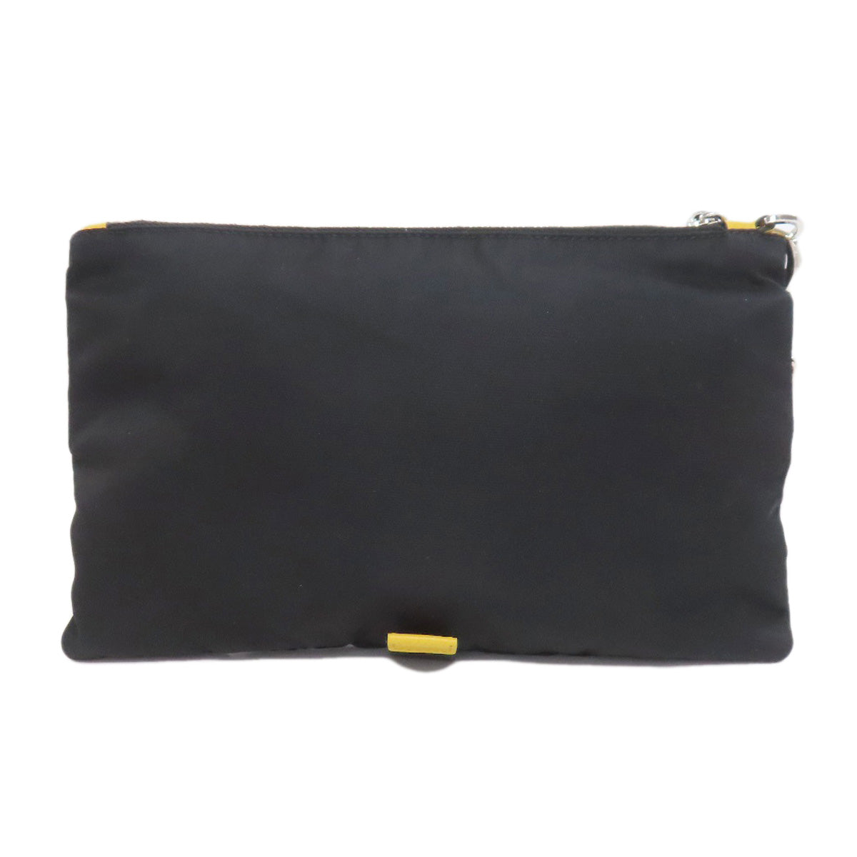 PRADA プラダ 2NH011 ロゴ金具 クラッチバッグ ナイロン レディース 中古
