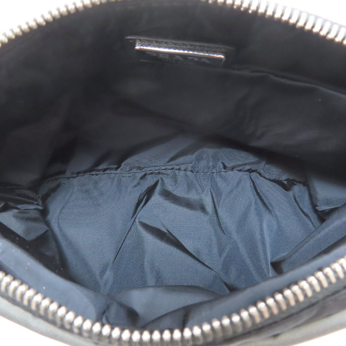 PRADA プラダ 2NH011 ロゴ金具 クラッチバッグ ナイロン レディース 中古
