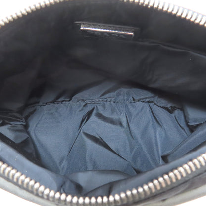 PRADA プラダ 2NH011 ロゴ金具 クラッチバッグ ナイロン レディース 中古