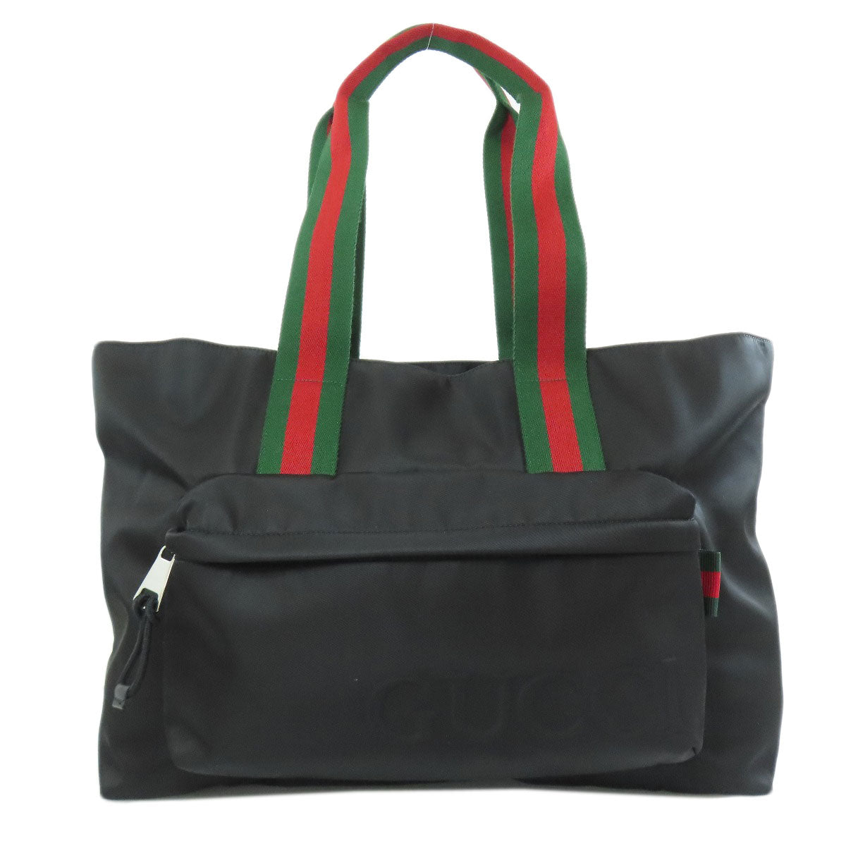 GUCCI グッチ 802172 ラージトート シェリーライン トートバッグ ナイロン レディース 中古