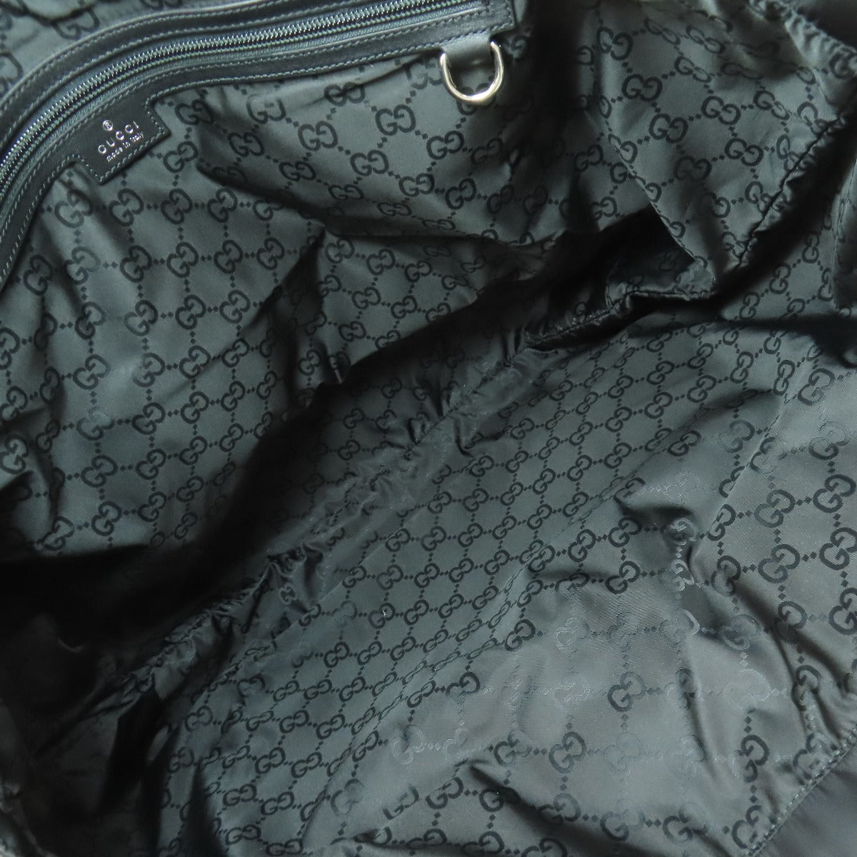 GUCCI グッチ 802172 ラージトート シェリーライン トートバッグ ナイロン レディース 中古