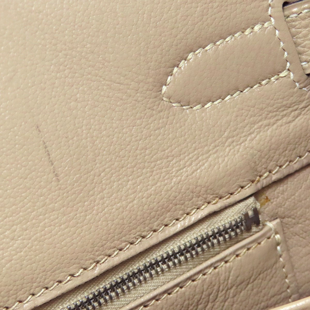 HERMES エルメス バーキン30 シルバー金具 ハンドバッグ トゴ レディース 中古