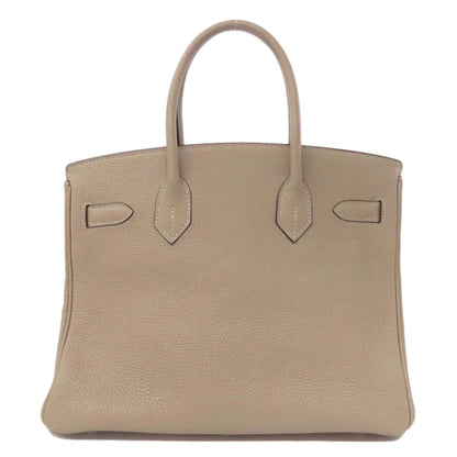 HERMES エルメス バーキン30 シルバー金具 ハンドバッグ トゴ レディース 中古